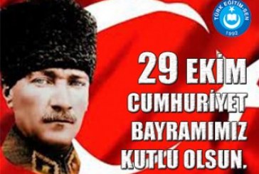 29 EKİM CUMHURİYET BAYRAMIMIZ KUTLU OLSUN.